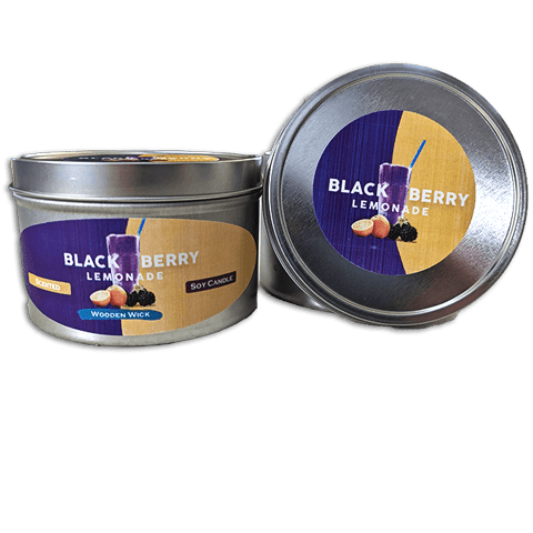 Blackberry Lemonade Woden Wick Candle - The Goat Milk Soap Store