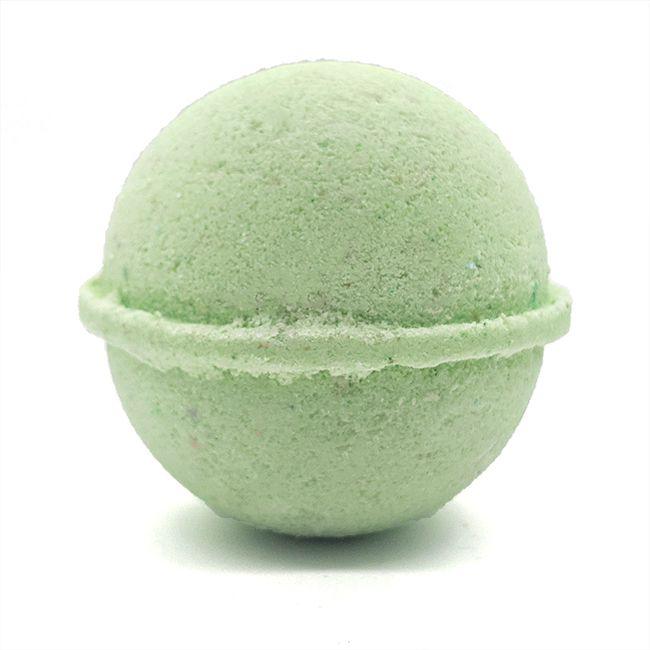 Lavender Mint Bath Bomb All of our goat milk bath bombs are made with three moisturizers to help soften and retain moisture in your skin. There really is a difference between our bath bombs and normal bath bombs. The moisturizers will help soften and moisturize your skin and you'll get all the benefits of goats milk.
