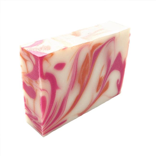 White Peach Hibiscus Goat Milk Soap - The Goat Milk Soap Store